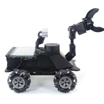 Smart mobile robot with a mechanical arm